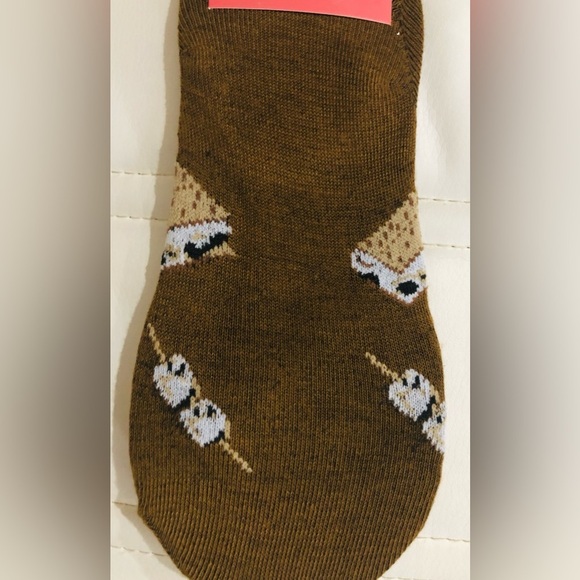 3pairs no slip silicon‎ gripper shoe liners hot pepper smores & taco pattern - Picture 5 of 11